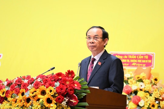 Thường trực Tiểu ban Văn kiện Đại hội XIV của Đảng Nguyễn Văn Nên dự Đại hội đại biểu Đảng bộ tỉnh Tây Ninh