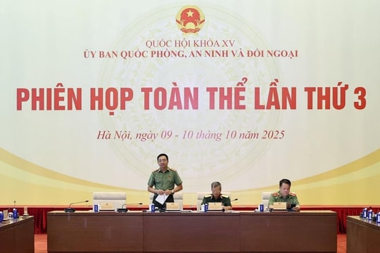 Ủy ban Quốc phòng, An ninh và Đối ngoại thẩm tra dự án Luật An ninh mạng