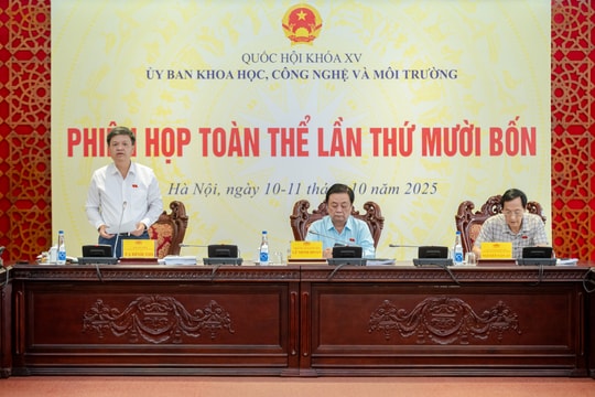 Ủy ban Khoa học, Công nghệ và Môi trường thẩm tra dự án Luật sửa đổi, bổ sung một số điều của 15 luật trong lĩnh vực nông nghiệp, môi trường