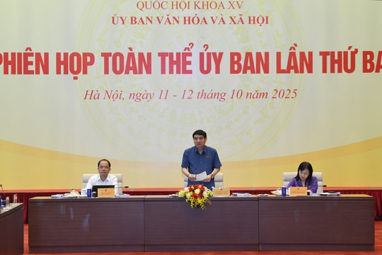 Ủy ban Văn hóa và Xã hội họp phiên toàn thể lần thứ ba