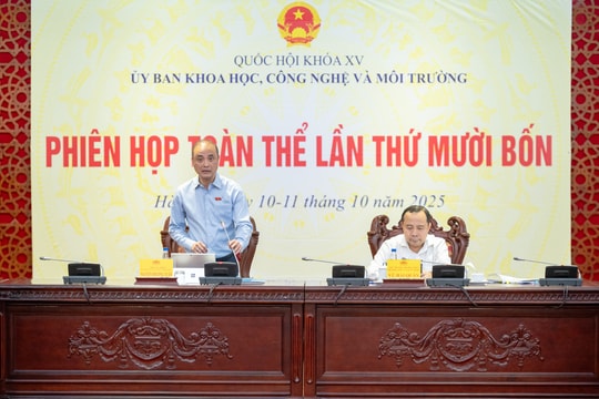 Ủy ban Khoa học, Công nghệ và Môi trường thẩm tra dự án Luật Chuyển đổi số, dự án Luật Công nghệ cao (sửa đổi)