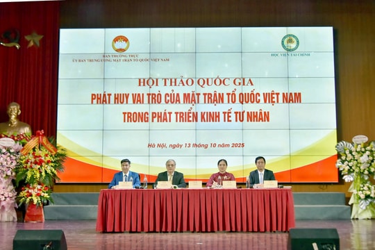 Phát huy vai trò của Mặt trận Tổ quốc Việt Nam trong phát triển kinh tế tư nhân