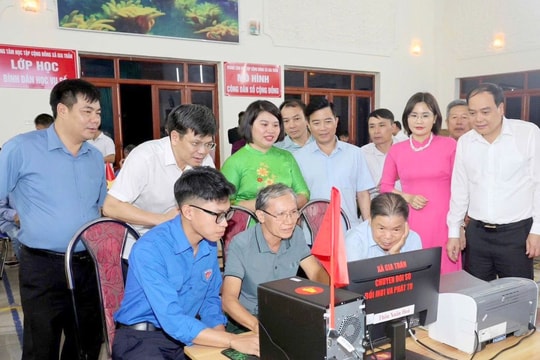 Ninh Bình triển khai mô hình “Công dân số cơ sở”