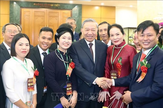 Tổng Bí thư Tô Lâm gặp mặt đại biểu Nông dân Việt Nam xuất sắc, Nhà khoa học của nhà nông năm 2025