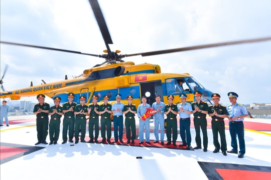 Bệnh viện đầu tiên trong cả nước sở hữu 2 sân đáp trực thăng đạt tiêu chuẩn
