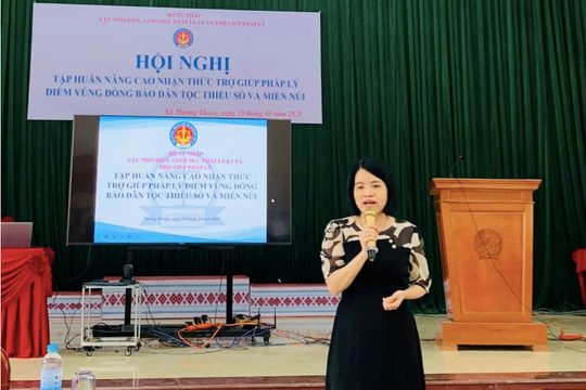 Nâng cao nhận thức trợ giúp pháp lý vùng đồng bào dân tộc thiểu số và miền núi