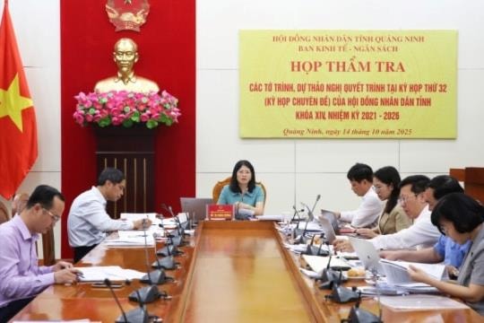 Quảng Ninh: Ban Kinh tế - Ngân sách HĐND tỉnh thẩm tra các tờ trình, dự thảo nghị quyết