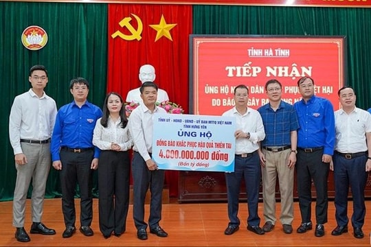 Hà Tĩnh phân bổ hơn 81 tỷ đồng khắc phục thiệt hại do bão số 10 gây ra