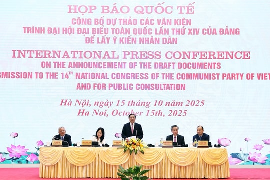Công bố dự thảo Văn kiện Đại hội XIV: Phát huy trí tuệ, quyền làm chủ của Nhân dân