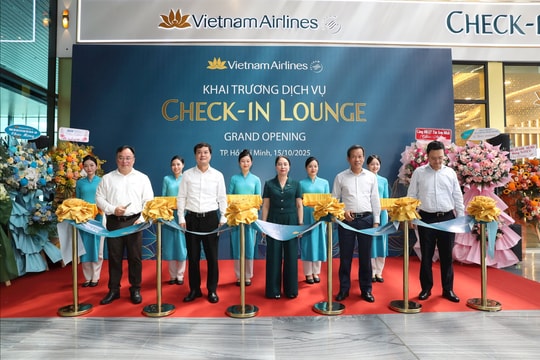 Vietnam Airlines ra mắt dịch vụ Check-in Lounge tại Tân Sơn Nhất: Khẳng định dấu ấn khác biệt trong trải nghiệm khách hàng