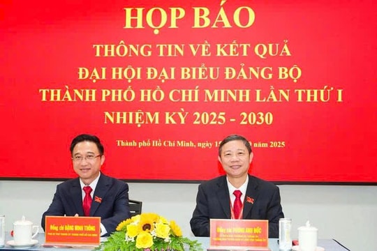 TP. Hồ Chí Minh họp báo về kết quả Đại hội đại biểu Đảng bộ lần thứ I