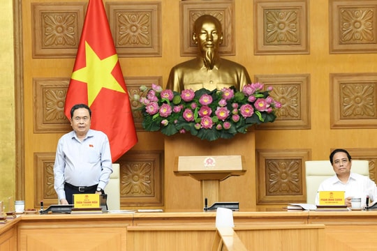 Hội nghị Ban Thường vụ Đảng ủy Quốc hội, Ban Thường vụ Đảng ủy Chính phủ về chuẩn bị Kỳ họp thứ Mười, Quốc hội Khóa XV