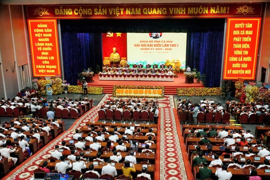 Đại hội đại biểu Đảng bộ tỉnh Cà Mau lần thứ I, nhiệm kỳ 2025 - 2030 tiến hành phiên trù bị