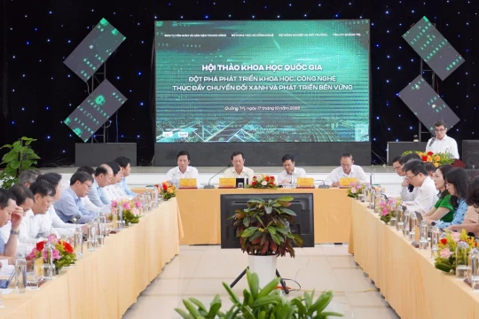 Đột phá phát triển khoa học, công nghệ, thúc đẩy chuyển đổi xanh và phát triển bền vững