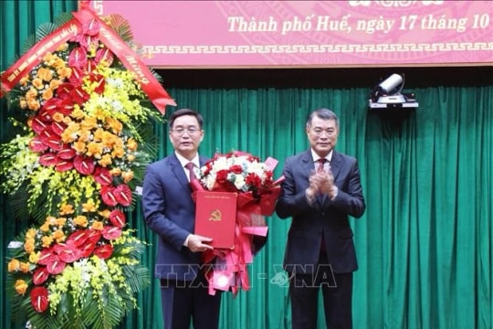 Nguyen Dinh Trung assigned as Secretary of Hue Party Committee