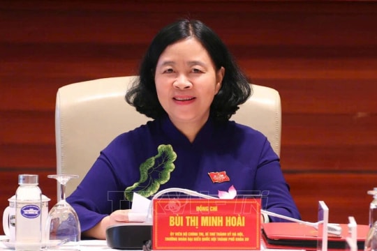 Bui Thi Minh Hoai re-elected as Secretary of 18th-tenure Hanoi Party Committee