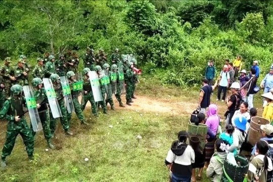 Vietnam, Laos conduct joint border protection exercise