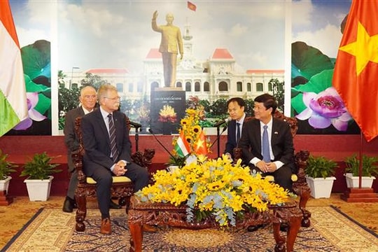 Chủ tịch Quốc hội Hungary Kover Laszlo: TP Hồ Chí Minh đã phát triển vượt bậc về mọi mặt