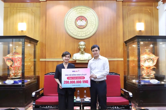 MB Life chung tay chia sẻ khó khăn với đồng bào vùng lũ lụt