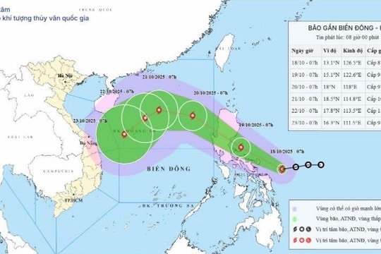 Bão FENGSHEN sẽ đi vào biển Đông vào trở thành c ơn bão số 12