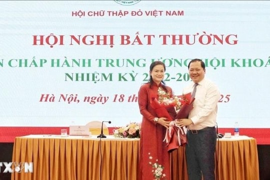Bà Đỗ Thị Thu Thảo giữ chức Chủ tịch Trung ương Hội Chữ thập đỏ Việt Nam khóa XI