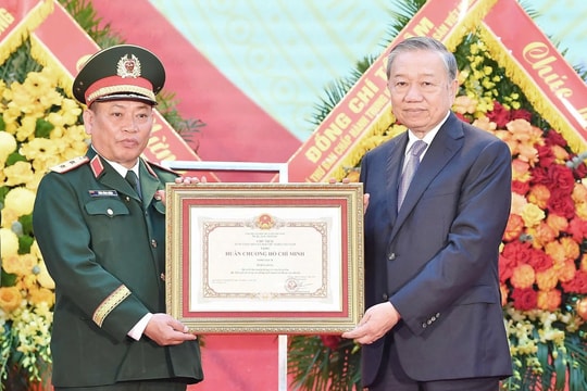 Tổng Bí thư Tô Lâm dự Lễ kỷ niệm 80 năm Ngày truyền thống Tình báo Quốc phòng