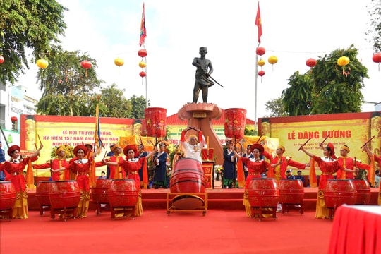 Nhiều hoạt động ý nghĩa tại Lễ hội kỷ niệm 157 năm Anh hùng dân tộc Nguyễn Trung Trực