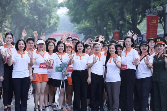 Giải chạy vì sức khỏe phụ nữ và trẻ em, vì cộng đồng không khói thuốc