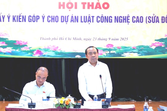 Tạo hành lang pháp lý minh bạch, ổn định, hấp dẫn cho công nghệ cao