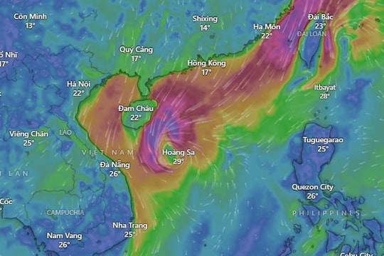 Bão số 12 FENGSEN gây mưa lớn cho miền Trung từ chiều 22/10, lượng mưa có nơi trên 900mm