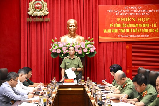 Chuẩn bị chu đáo, bảo đảm trọng thị, tuyệt đối an ninh, an toàn, tổ chức thành công Lễ mở ký Công ước của Liên Hợp Quốc về chống tội phạm mạng