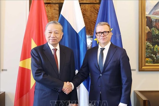 Tổng Bí thư Tô Lâm hội kiến với Thủ tướng Phần Lan Petteri Orpo