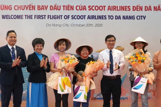 Scoot Airlines operates first flights from Singapore to Da Nang