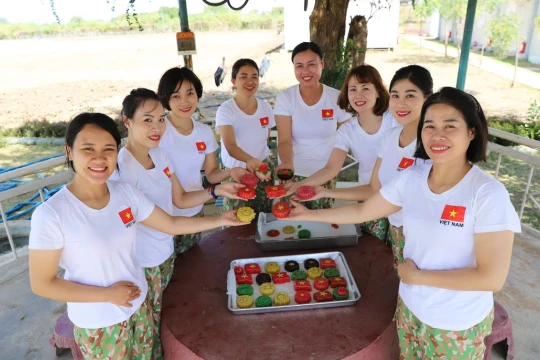 Đội Công binh số 4 tôn vinh các nữ “mũ nồi xanh” tại Phái bộ UNISFA khu vực Abyei