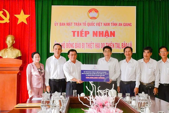 EVNSPC góp gần 10 tỷ đồng ủng hộ đồng bào vùng lũ và nhân dân Cuba