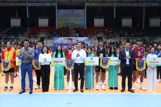 Khai mạc Vòng chung kết giải Bóng chuyền hạng A toàn quốc