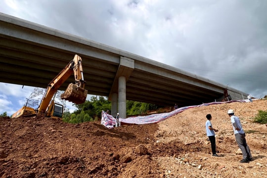 Đắk Lắk: Khẩn trương khắc phục sạt lở bảo đảm an toàn dân cư dọc tuyến cao tốc Bắc - Nam
