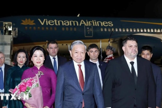 Tổng Bí thư Tô Lâm và Phu nhân bắt đầu thăm chính thức Cộng hòa Bulgaria