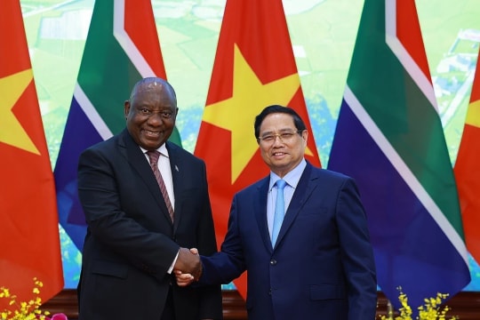 Prime Minister meets with visiting South African President