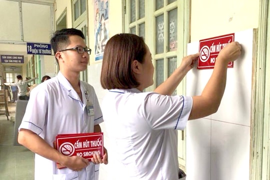 Chủ động xây dựng cơ sở y tế không khói thuốc