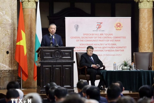 Tổng Bí thư Tô Lâm phát biểu chính sách tại Đại học Tổng hợp Sofia