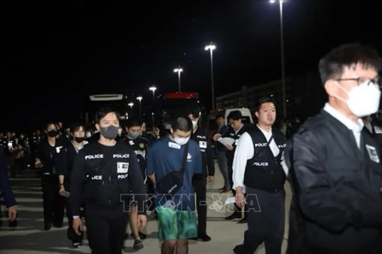 Cambodia arrests 57 Koreans accused of cyberscams