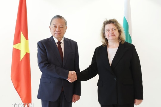 Tổng Bí thư Tô Lâm hội kiến Chủ tịch Quốc hội Bulgaria