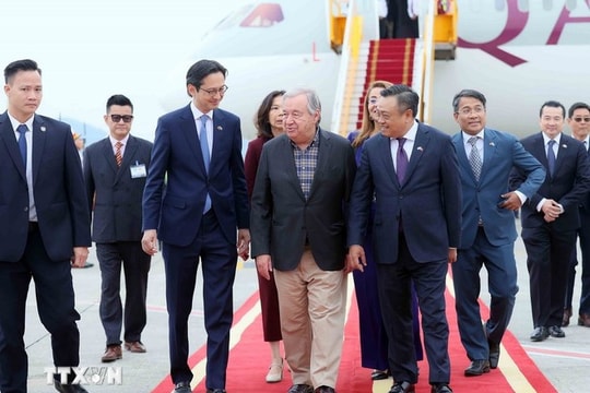 UN Secretary General begins official visit to Vietnam