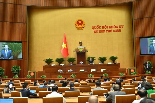 Sáng 24/10/2025, Quốc hội thảo luận ở hội trường