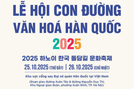 Gần 1.000 đèn lụa Jinju thắp sáng Lễ hội Con đường văn hóa Hàn Quốc 2025