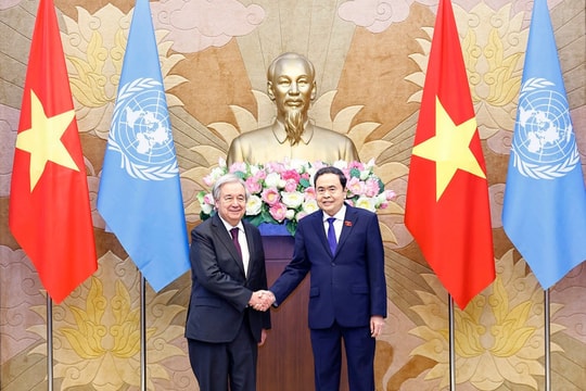 Top legislator meets with UN Secretary-General