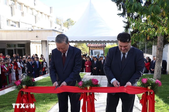 Tổng Bí thư Tô Lâm dự khánh thành Tượng Chủ tịch Hồ Chí Minh tại Bulgaria