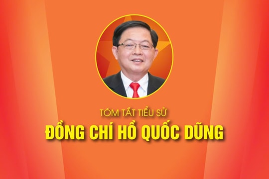 TÓM TẮT TIỂU SỬ ĐỒNG CHÍ HỒ QUỐC DŨNG