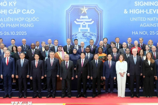 Signing ceremony of UN Convention against Cybercrime solemnly opens in Hanoi